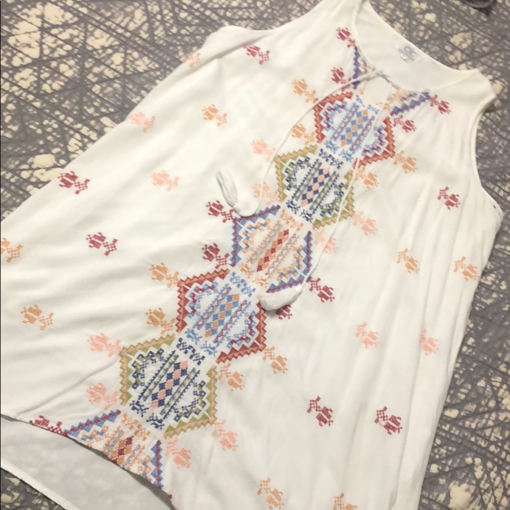 Printed shift dress